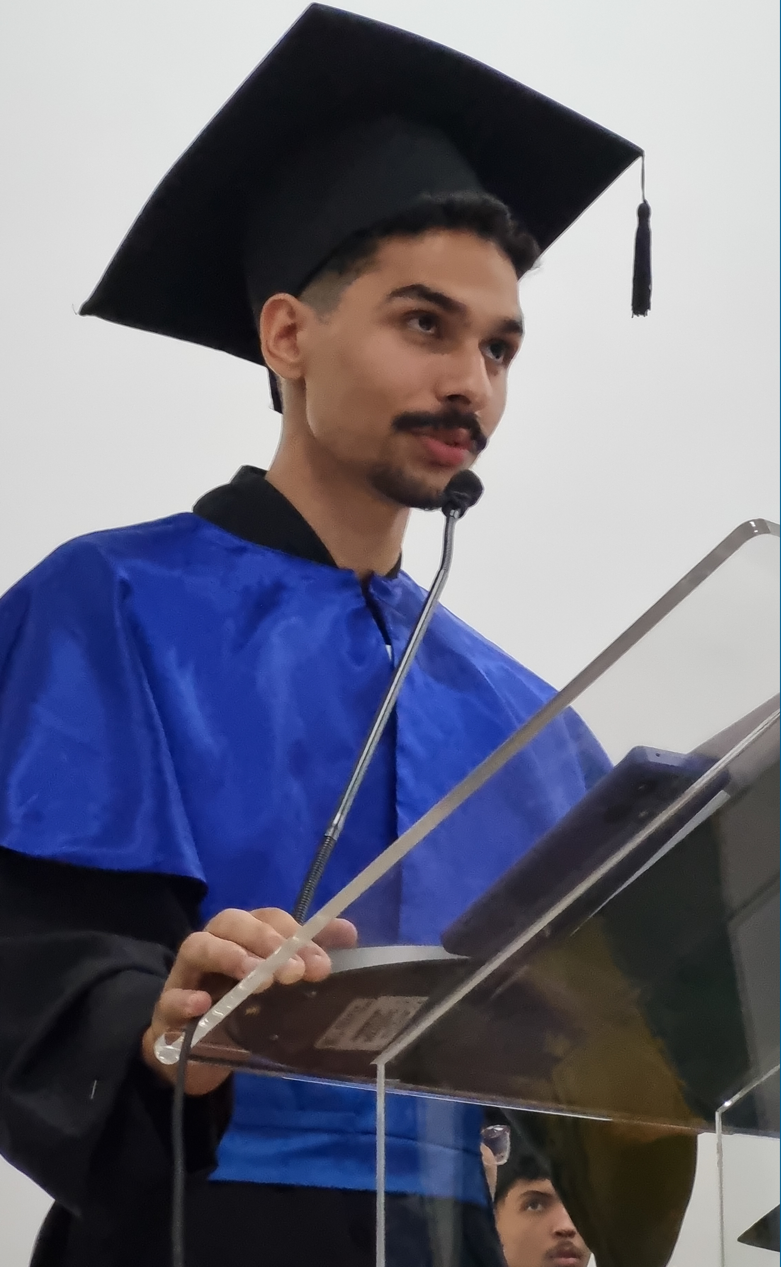 Orador de Saneamento ressalta evolução dos formandos ao longo dos anos